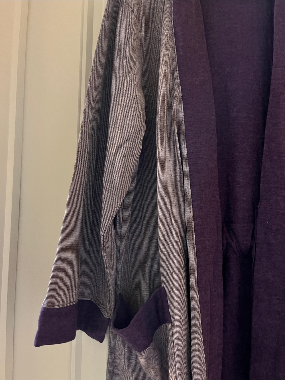 Charter Club Women’s Purple Long Robe - Picture 5 of 9